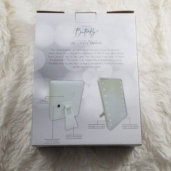 Essential Beauty Bath 6 Led Lighted Vanity Mirrorportable Touch